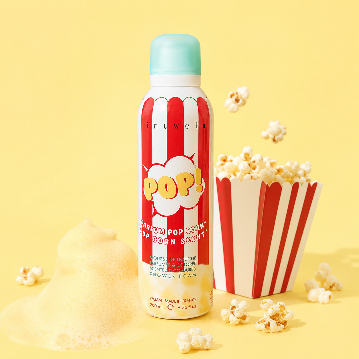 Mousse de douche - Parfum pop corn