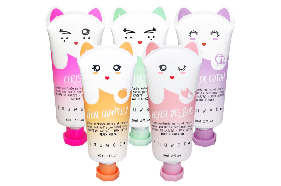 Kit 35 crèmes mains parfumées 7 X 5 parfums